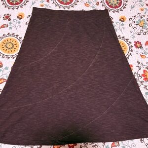 Horny Toad Brown Knit Skirt.  Sz M